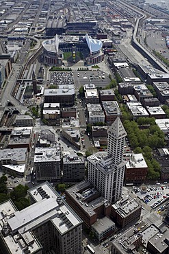 Cityscape of Seattle from the Columbia Center, Seattle, Washington, USA