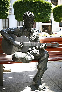 John Lennon statue, Almeria, Andalucia, Southern Spain, Spain, Europe