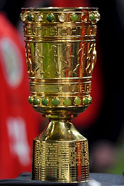 The DFB-Pokal trophy, football, soccer, German Football Federation Cup