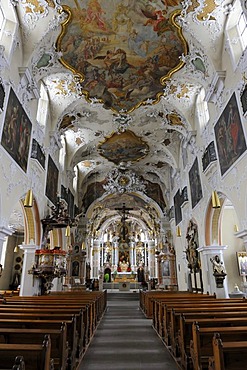 Parish church St. Jakob, Pfullendorf, Baden-Wuerttemberg, Germany, Europe