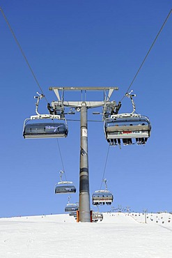 Skilift on Mt Feldberg, southern Black Forest, Baden-Wuerttemberg, Germany, Europe