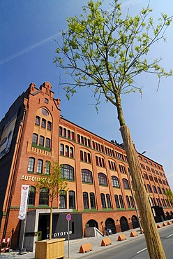 Automuseum Prototyp car museum at the Lohseplatz square in the Hafencity quarter in Hamburg, Germany, Europe