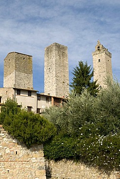 Residential towers and dynasty towers of San Gimignano, UNESCO World Heritage Site, Tuscany, Italy, Europe