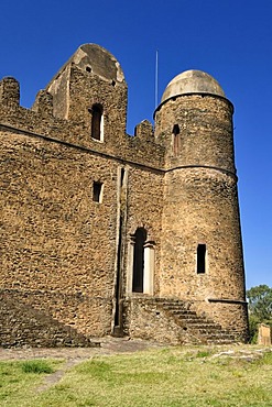 Historic Fasiladas Palace, Royal Enclosure Fasil Ghebbi, UNESCO World Heritage Site, Gonder, Gondar, Amhara, Ethiopia, Africa