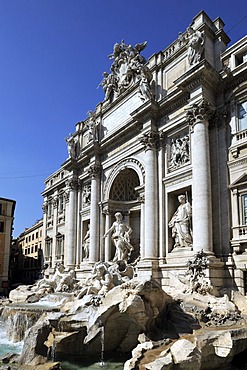 Fontana di Trevi, Trevi Fountain, Rome, Lazio, Italy, Europe