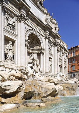 Fontana di Trevi, Trevi Fountain, Rome, Lazio, Italy, Europe