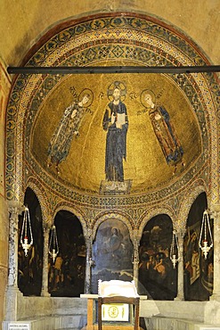 Interior view of San Giusto Cathedral, Trieste, Italy, Europe