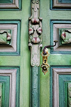 Baroque doorway, Hartwigsches House, built in 1720, Korbach, Hesse, Germany, Europe