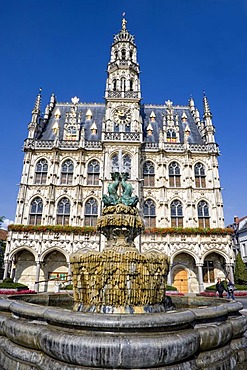 City Hall in Oudenaarde, Belgium, Europe