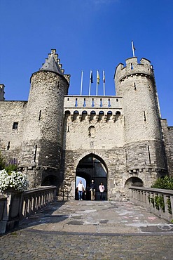 Het Steen, Antwerp, Flanders, Belgium, Europe