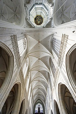 Inner shot of the Notre Dame Cathedral, Onze-Lieve-Vrouwekathedraal, Cathedrale Notre-Dame, Unesco World Heritage, Antwerp, Flanders, Belgium, Europe