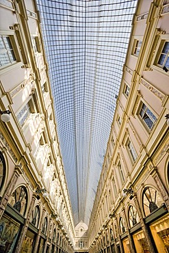 Shopping arcade, Royales Saint Hubert galleries, Brussels, Belgium, Europe