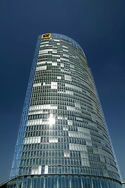 Posttower skyscraper, headquarters of the Deutsche Post AG German mail, Bonn, North Rhine-Westphalia, Germany, Europe