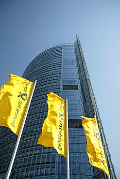 Posttower skyscraper, headquarters of the Deutsche Post AG German mail, Bonn, North Rhine-Westphalia, Germany, Europe