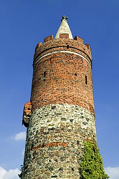 Defence tower of the old city walls, Jueterbog, Flaeming, Brandenburg, Germany, Europe