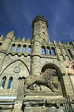 Loewenburg, "Lions Castle", Wilhelmshoehe Park, Kassel, Hesse, Germany, Europe