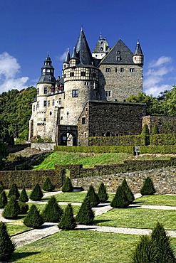 Schloss Buerresheim Castle, St Johann near Mayen, Eifel, Rhineland-Palatinate, Germany, Europe