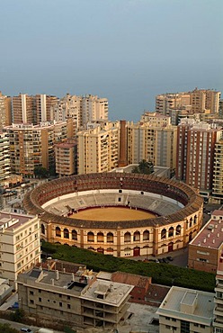 Plaza de toros bullring, La Malagueta district, Malaga, Costa del Sol, Andalusia, Spain, Europe