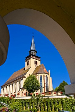 Eglise Catholique Paroisse Sainte Trinite, Catholic Trinity Church, Lauterbourg, Alsace, France, Europe