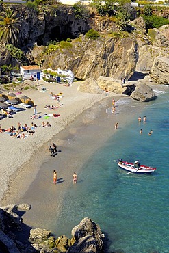 Playa de Calahonda, Calahonda Beach, Nerja, La Axarquia, Costa del Sol, Malaga province, Andalusia, Spain, Europe