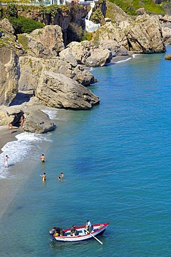 Playa de Calahonda, Calahonda Beach, Nerja, La Axarquia, Costa del Sol, Malaga province, Andalusia, Spain, Europe