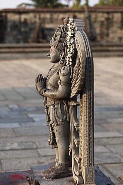 Garuda statue, Chennakesava Temple, Hoysala style, Belur, Karnataka, South India, India, South Asia, Asia