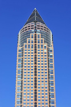 Messeturm, Fair Tower, 257 metres high, Westend quarter, Frankfurt am Main, Hesse, Germany, Europe