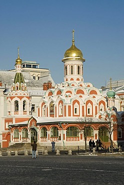 Russian orthodox Kazan cathedral, Red Square, Moscow, Russia