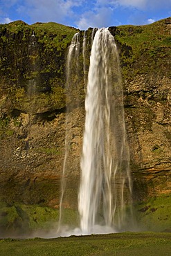 Seljalandsfoss waterfalls in southern Iceland, Iceland, Europe