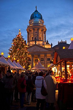 Christmas market on Gendarmenmarkt, Berlin, Germany, Europe