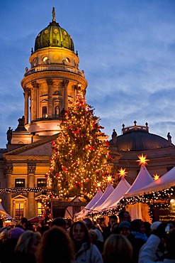 Christmas market on Gendarmenmarkt, Berlin, Germany, Europe