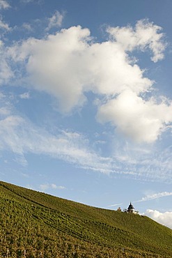 Laurentiuskapelle chapel in the vineyards of Trittenheim, Moselle, Rhineland-Palatinate, Germany, Europe