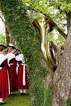 Festival service, 850-year celebration, Bad Heilbrunn, Loisachtal, Upper Bavaria, Germany, Europe