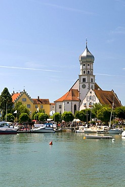 Wasserburg am Bodensee village, Bavaria, Germany, Europe