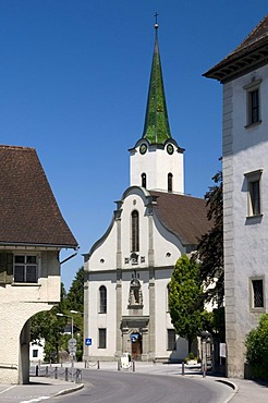 Pfarrkirche St. Karl parish church, Hohenems, Vorarlberg, Austria, Europe