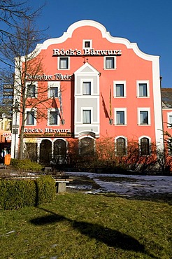 Hotel and restaurant Roeck's Baerwurz, Zwiesel, Bavarian Forest, Bavaria, Germany, Europe