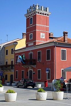 City hall, Novigrad, Istria, Croatia, Europe