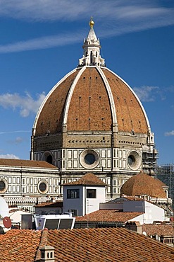 Duomo or Santa Maria del Fiore cathedral, UNESCO World Heritage Site, Florence, Tuscany, Italy, Europe