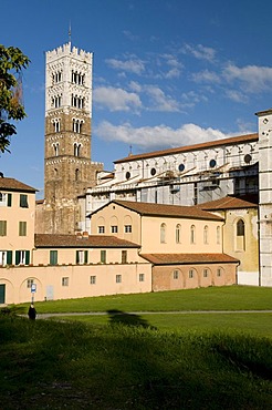 Cathedral, Duomo of San Martino, Lucca, Tuscany, Italy, Europe