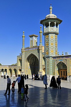 Holy Fatima al-Masumeh mosque at Qom, Qum, Ghom, Iran, Asia