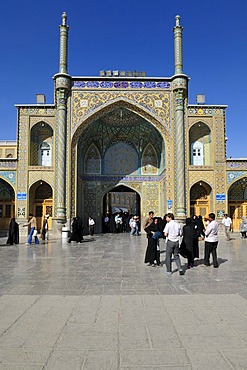 Holy Fatima al-Masumeh mosque at Qom, Qum, Ghom, Iran, Asia