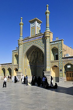 Holy Fatima al-Masumeh Mosque at Qom, Qum, Ghom, Iran, Asia