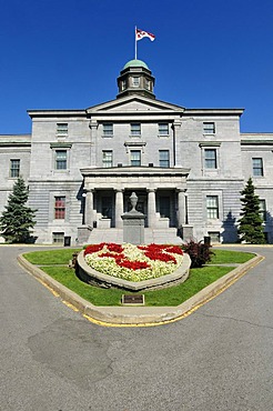 Historic McGill University building, Montreal, Quebec, Canada, North America