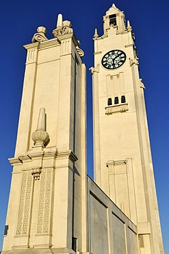 Tour de l'Horloge, clocktower at Vieux Port, Montreal, Quebec, Canada, North America