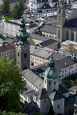 St. Peter's Church and historic town, Salzburg, Austria, Europe