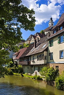 Little Venice, Horb am Neckar, Black Forest, Baden-Wuerttemberg, Germany, Europe