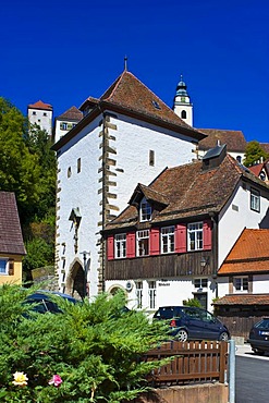 Luziferturm Ihlinger Tor gate, Horb am Neckar, Black Forest, Baden-Wuerttemberg, Germany, Europe