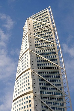 Turning Torso, the highest building in Malmoe, Sweden, Scandinavia, Europe