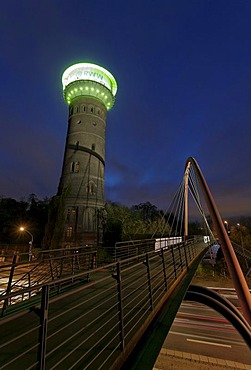 Former water tower of the Gutehoffnungshuette ironworks, GHH group, Oberhausen, Ruhrgebiet region, North Rhine-Westphalia, Germany, Europe