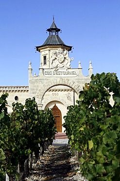 Cos d'Estournel, famous vineyard, St Estephe, Medoc, Aquitaine, France, Europe